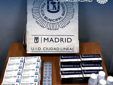 Intervenidos 60 fármacos procedentes de Perú durante un control de alcoholemia en Ciudad Lineal