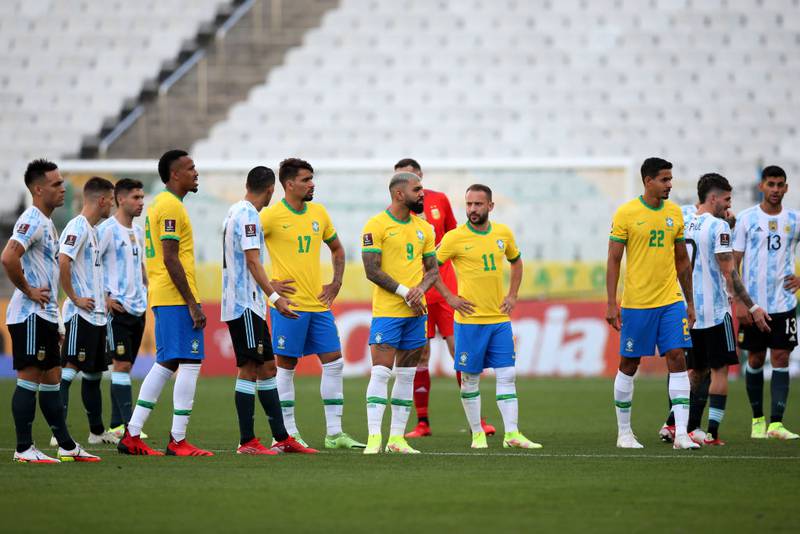 El duelo eliminatorio entre Brasil y Argentina se suspendió en septiembre pasado pero la Conmebol le pide a la FIFA que lo reprogramen