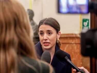 Irene Montero reconoce "discrepancias fuertes" con el PSOE por el consentimiento en la reforma de la Ley 'solo sí es sí'
