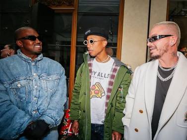 Desde J Balvin hasta Kanye West: celebridades que brillan en la Semana de la Moda en París