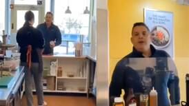 Hombre llama “inmigrante perdedora” a empleada de cafetería; policías lo arrestan por ataque racista