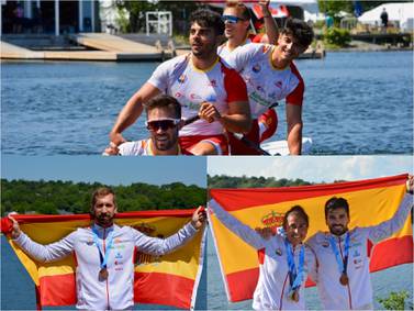 Deportes.-(Crónica) España, el mejor piragüismo del mundo con ocho medallas en Halifax