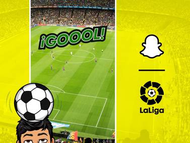 LaLiga llevará contenido futbolístico a Snapchat