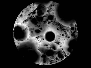 Ciencia.-La Luna sufrió el doble de impactos que se ven en su superficie