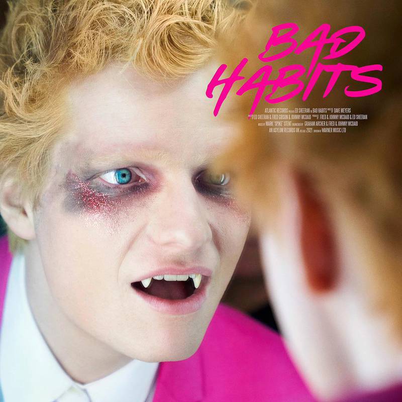 Con ese número de reproducciones 'Bad Habits' de Ed Sheeran se convierte en la undécima canción del británico que logra la hazaña.