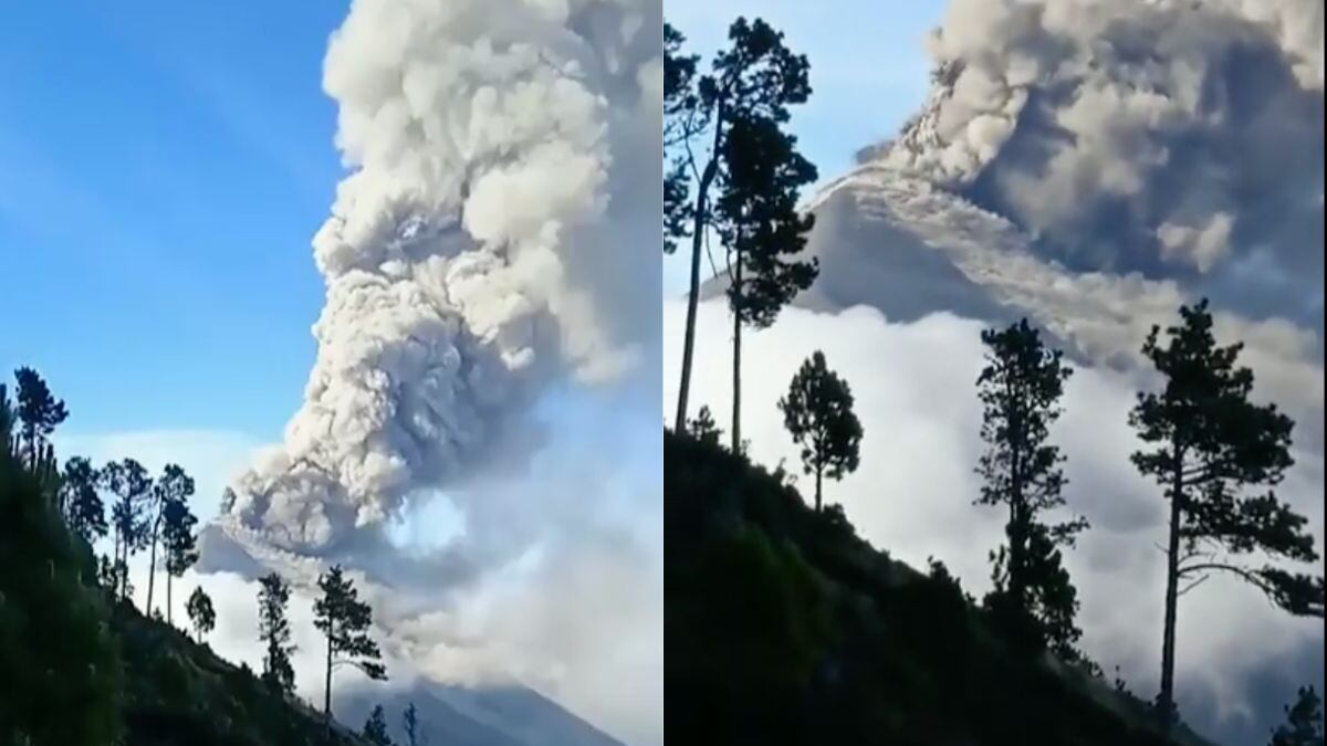 Desalojan a más de 200 personas por alerta volcánica.