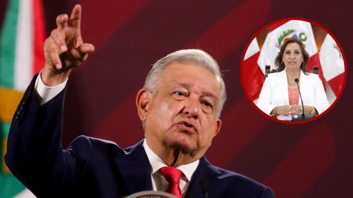 El mandatario cargó contra la presidenta de Perú. (Cuartoscuro)