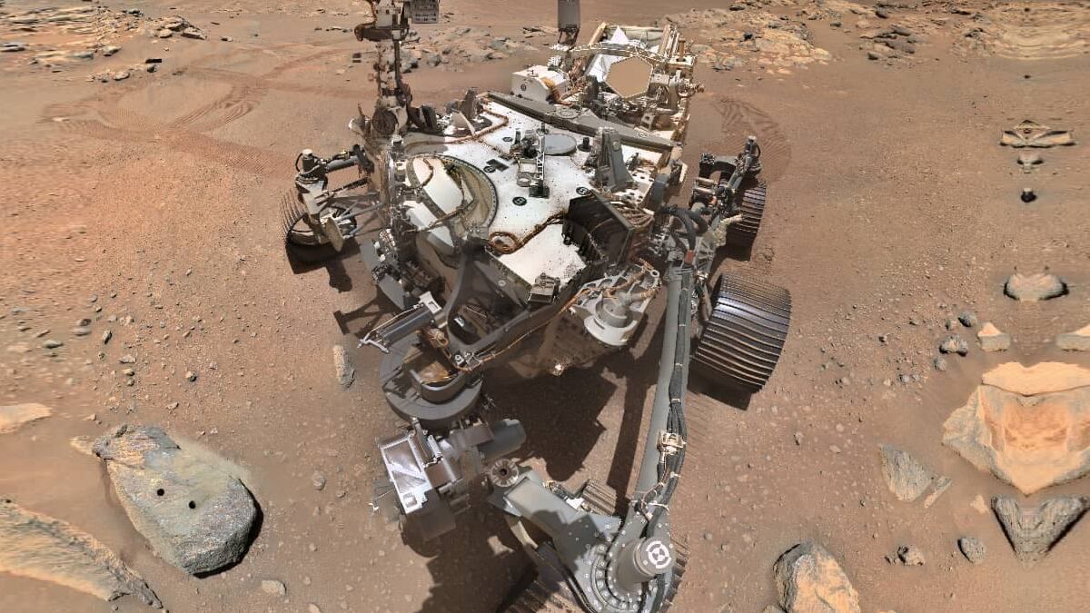 Rover Perseverance en Marte
