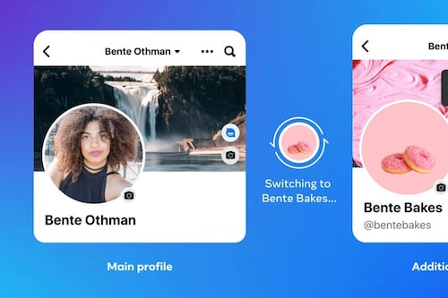 Facebook permite crear y gestionar múltiples perfiles en una misma cuenta