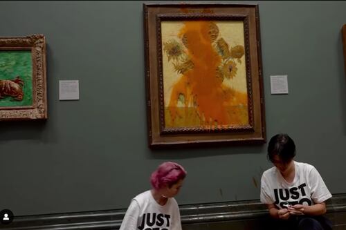 Los millones que cuesta el cuadro de Van Gogh donde lanzaron sopa manifestantes ecologistas