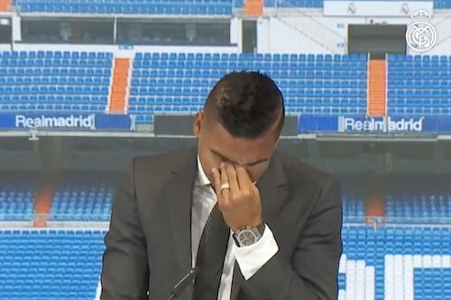 VIDEO: Casemiro se ‘quiebra’ durante su despedida del Real Madrid