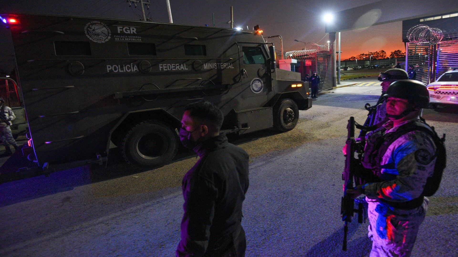 Ovidio Guzmán llega a la cárcel federal de El Altiplano