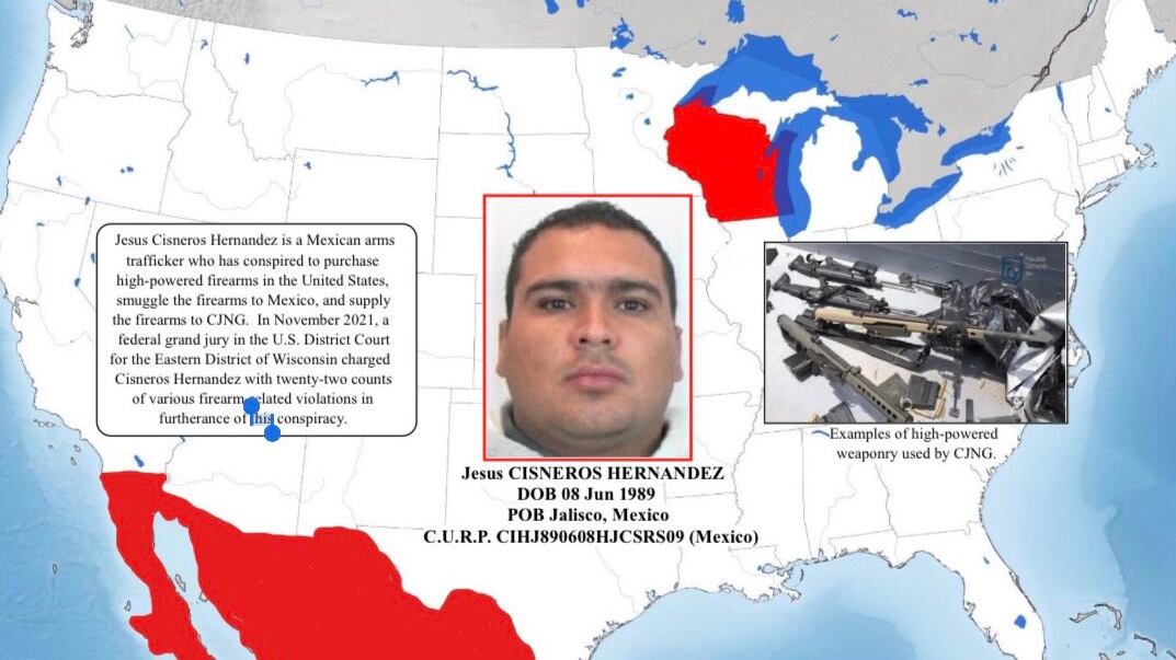 Se encargaba de proveer de armamento a la organización criminal desde Estados Unidos. (Especial)