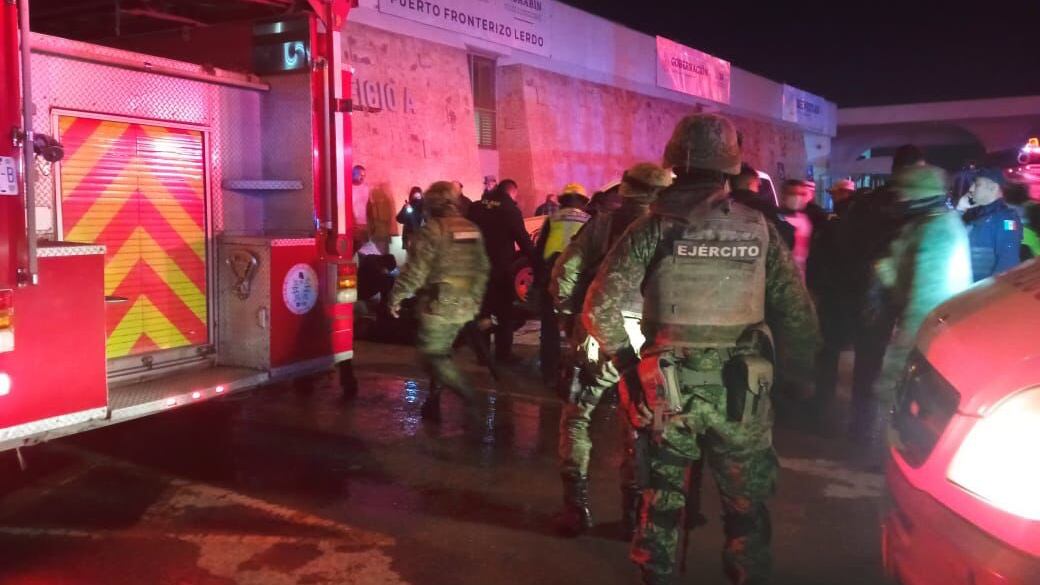 incendio en albergue de Ciudad Juárez, Chihuahua (México)