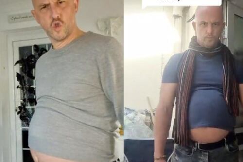 ´El rey de la barriga´: Hombre gana miles de dólares por inflar su estómago en Onlyfans