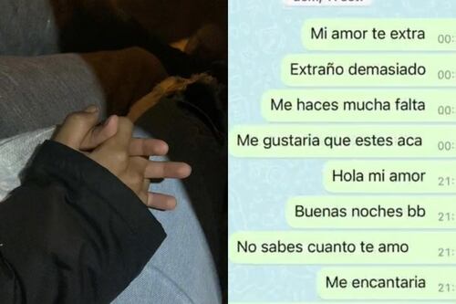 Perdió a su novio en un accidente y le sigue hablando todos los días a través de WhatsApp
