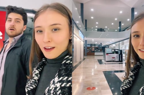 “¡No sabemos cómo salir!”: Pareja se queda dormida en el cine y los encierran en centro comercial