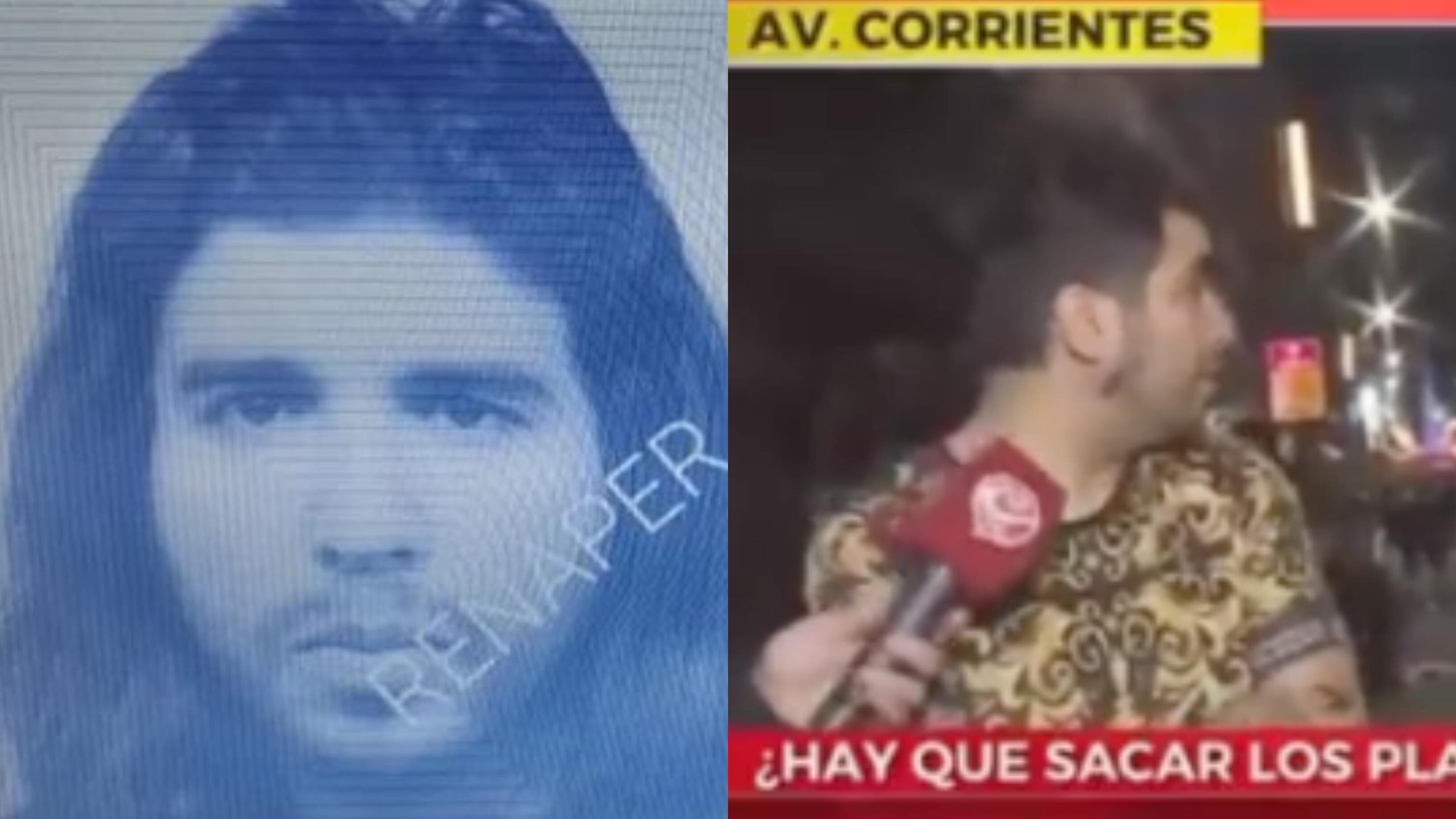 Hombre que intentó disparar a la cabeza de Cristina el 1 de septiembre de 2022 en Buenos Aires.