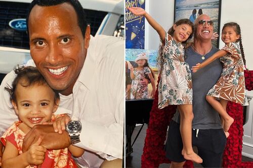 Dwayne Johnson es el orgulloso padre de tres hijas: una sigue sus pasos como luchadora