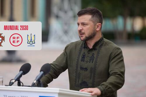 Presidente de Ucrania ve candidatura del Mundial 2030 como “un símbolo de fe”