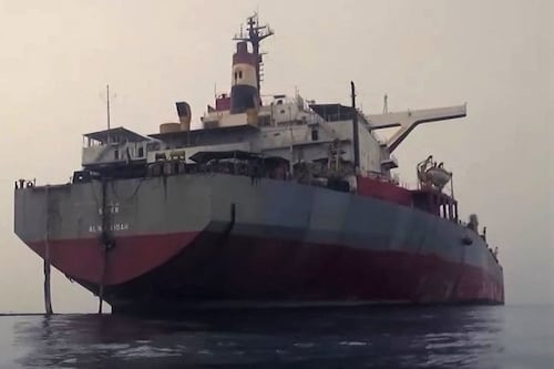 ONU advierte que un buque petrolero “puede reventar en cualquier momento”