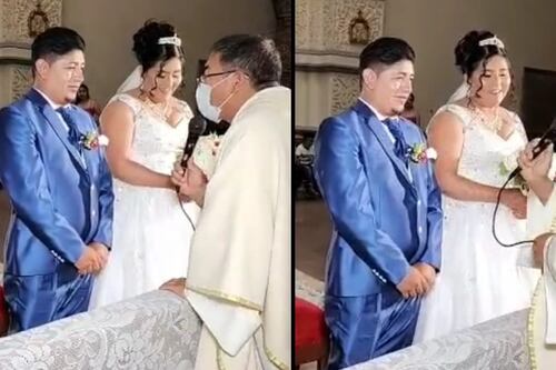 Novio sorprende en plena boda al responder que iba obligado: no fue un buen comienzo...