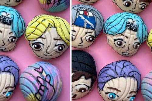 Estas son las BTSconchas, el pan viral para las fans de la banda de K-Pop