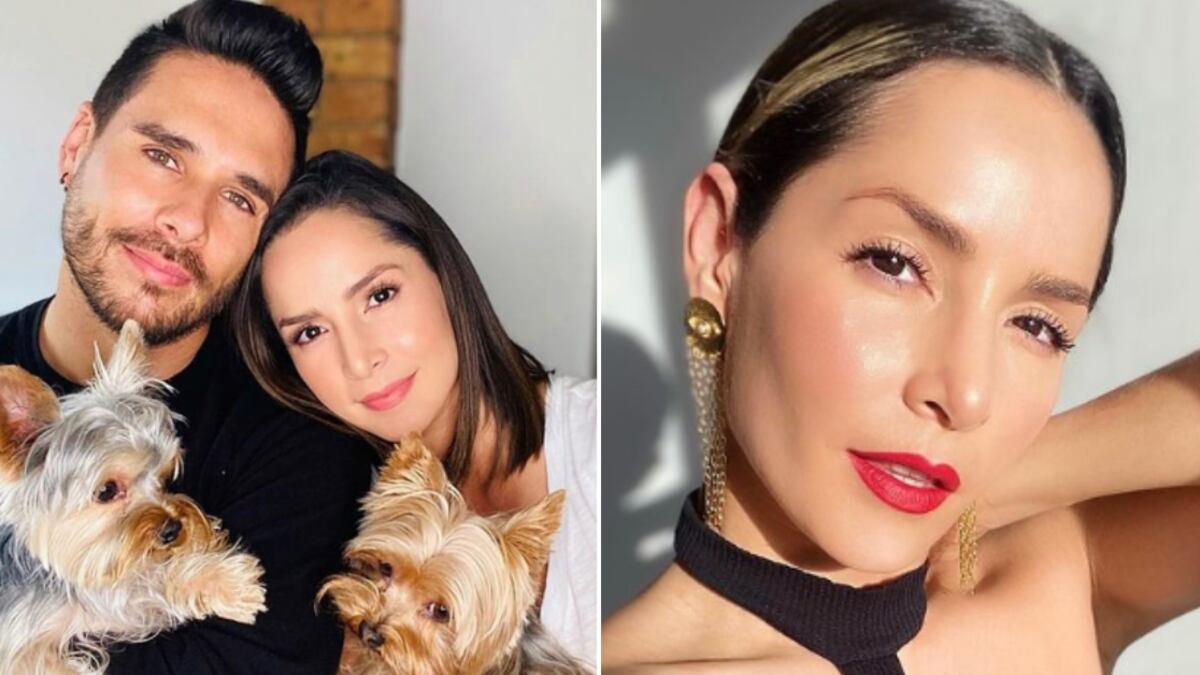 Carmen Villalobos y Sebastián Caicedo al comenzar su relación
