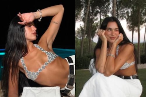 Dua Lipa celebra su cumpleaños #27 con un bikini de diamantes