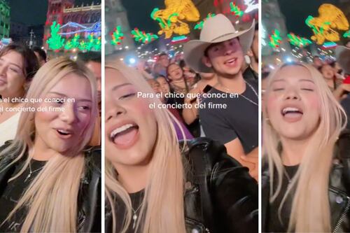 “Esta loca no te olvida” Joven conoció a un chico que la ‘flechó’ en un concierto y TikTok la ayudó a buscarlo