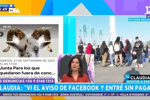 “No hicieron nada”: el insólito testimonio de una asistente a recital de Daddy Yankee que entró sin pagar
