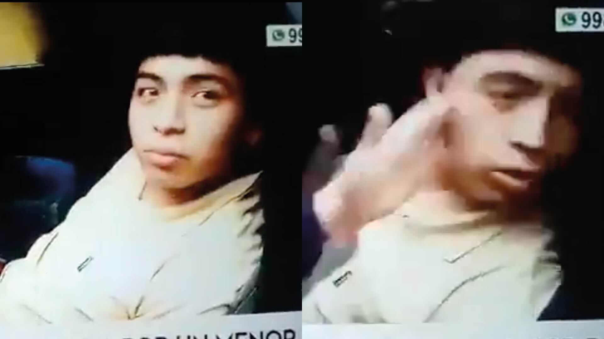 "Cállate y aprende a respetar": Madre abofetea a su hijo cuando fue detenido por robar