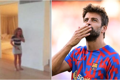 Piqué le metió un pelotazo con intención a Shakira y filtraron el video