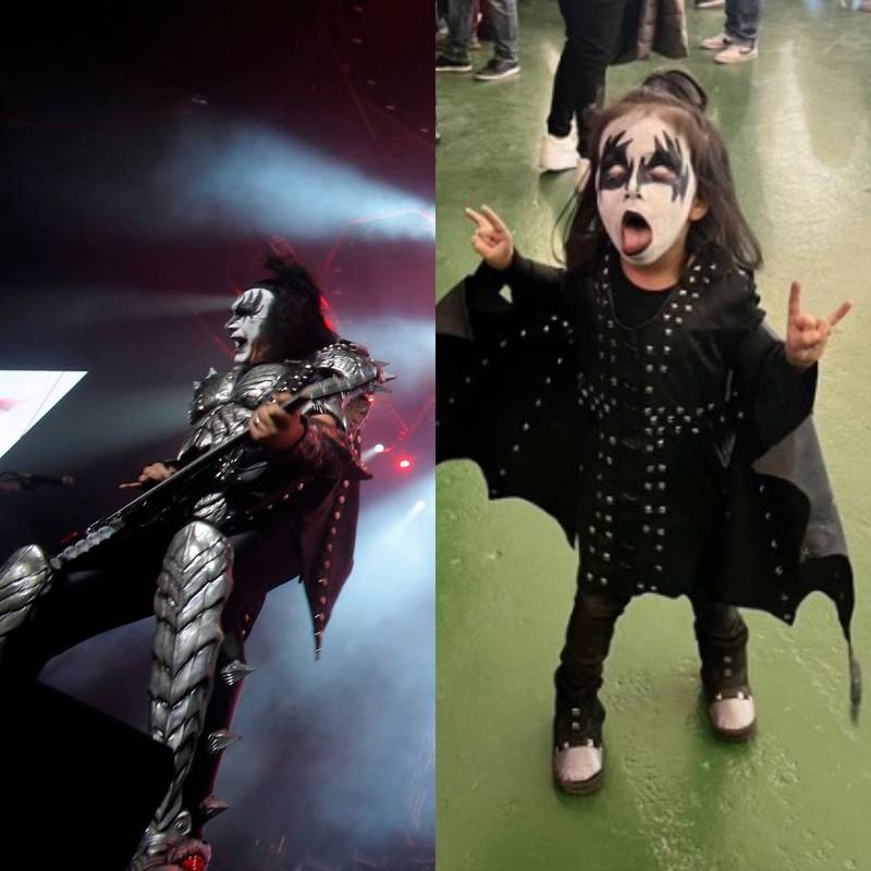  Pequeña fanática de Kiss se roba el corazón de vocalista Gene Simmons – Ferplei