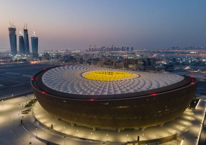 Estadio Lusail, inmueble donde se jugará la final del mundial.